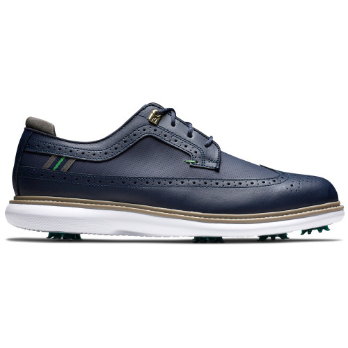 FootJoy Traditions Mens Golf Shoes (Navy - Shield Tip)