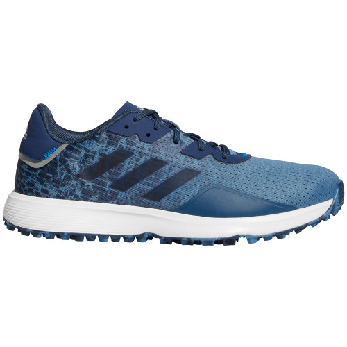 adidas S2G SL Mens Spikeless Golf Shoes (Altered Blue/Crew Navy)