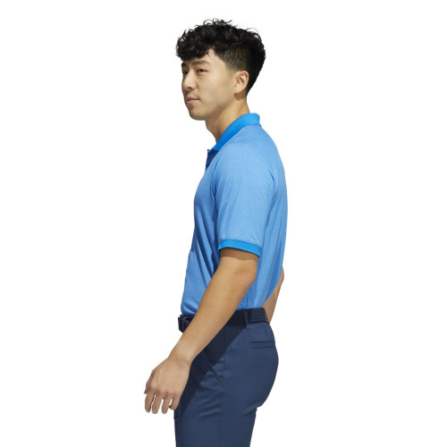 adidas Golf Moss Stitch Jacquard Golf Polo Shirt 