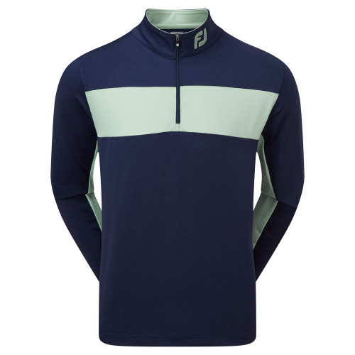 FootJoy Engineered Chest Stripe Chill Out (Navy/Sage)