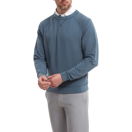 FootJoy French Terry Crew Neck Mens Golf Sweater 
