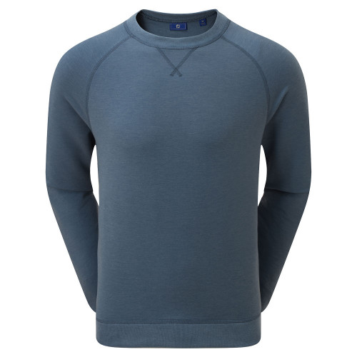 FootJoy French Terry Crew Neck Mens Golf Sweater