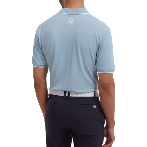 FootJoy Push Play Print Pique Mens Golf Polo Shirt 