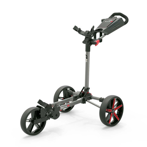 Powakaddy DLX lite FF 3 Wheeled Golf Trolley reverse