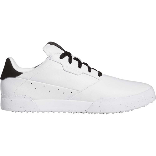 adidas Adicross Retro Green Mens Spikeless Golf Shoes (White/Core Black)