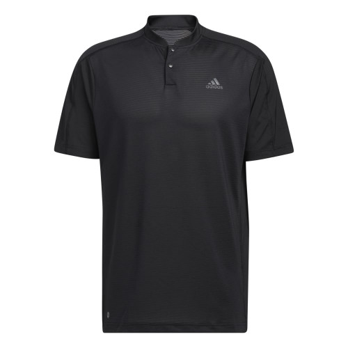 adidas Mens Primeblue Sport Collar Golf Polo Shirt (Black)