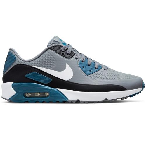 Nike Air Max 90 G Spikeless Waterproof Golf Shoes (Particle Grey/White/Marina)