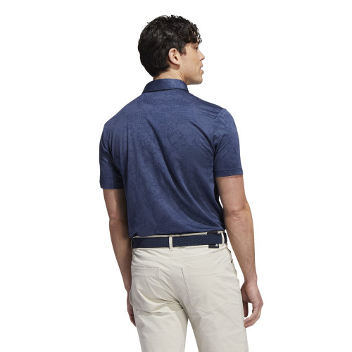 Adidas Jaquard Golf Polo Shirt reverse