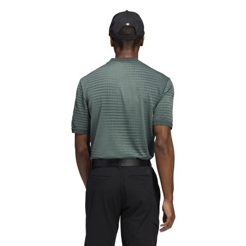 adidas Mens Statement Seamless Golf Polo Shirt reverse