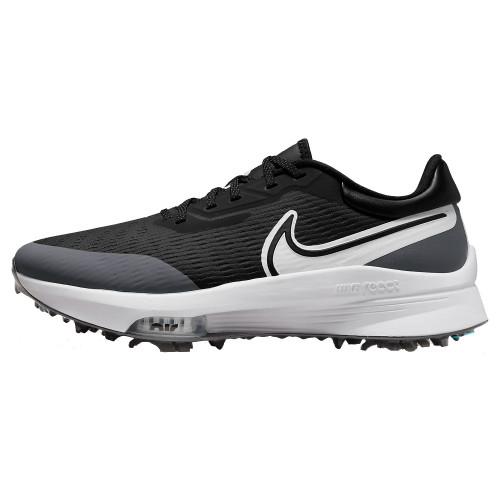 Nike Golf Air Zoom Infinity Tour Next% Golf Shoes (Black/White/Iron Grey)