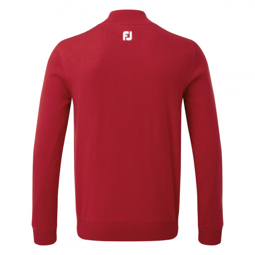 FootJoy Mens Wool Blend 1/2 Zip Lined Golf Sweater Pullover reverse