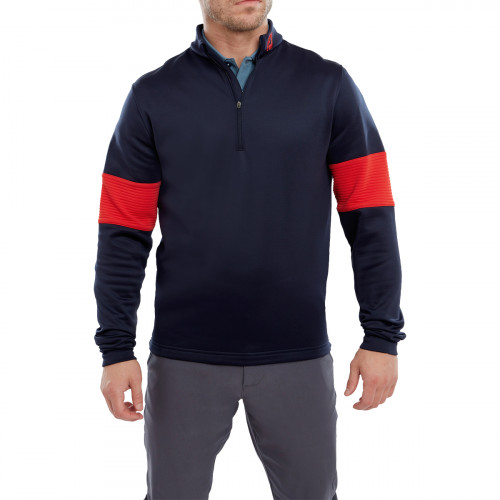 FootJoy Mens Ribbed Chill-Out XP Golf Mid-Layer Pullover 