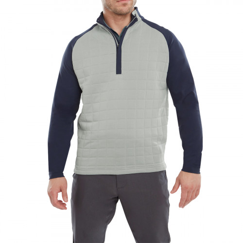 FootJoy Mens Quilted Jacquard Chill-Out XP Golf Mid-Layer Pullover 