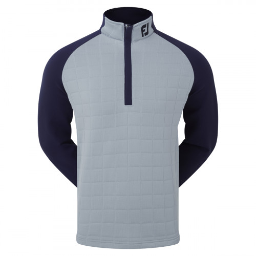 FootJoy Mens Quilted Jacquard Chill-Out XP Golf Mid-Layer Pullover