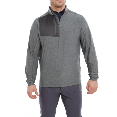 FootJoy Mens Heather Chill-Out XP Golf Mid-Layer Pullover 