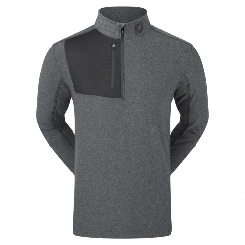 FootJoy Mens Heather Chill-Out XP Golf Mid-Layer Pullover