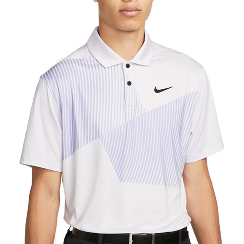 Nike Golf Dri-Fit Vapor Graphic Print Shirt (Barely Grape)