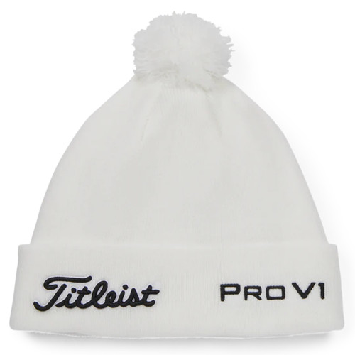 Titleist Tour Pom Pom Golf Beanie Winter Hat