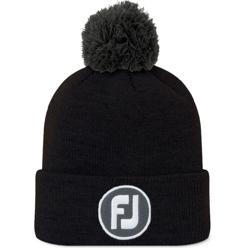FootJoy Solid Pom Pom Golf Beanie Winter Hat