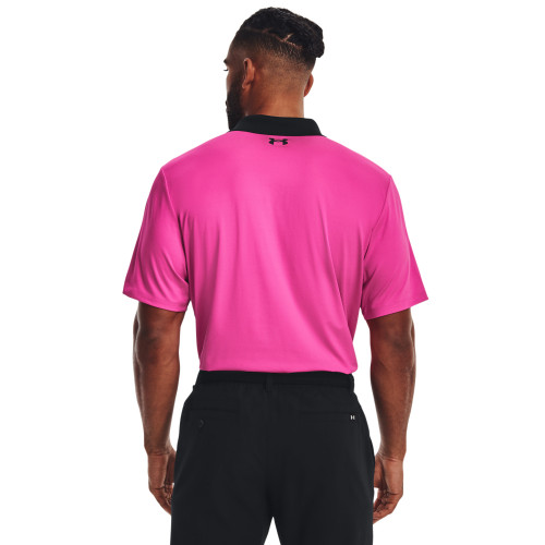 Under Armour Mens UA Performance 3.0 Colour Block Golf Polo Shirt reverse