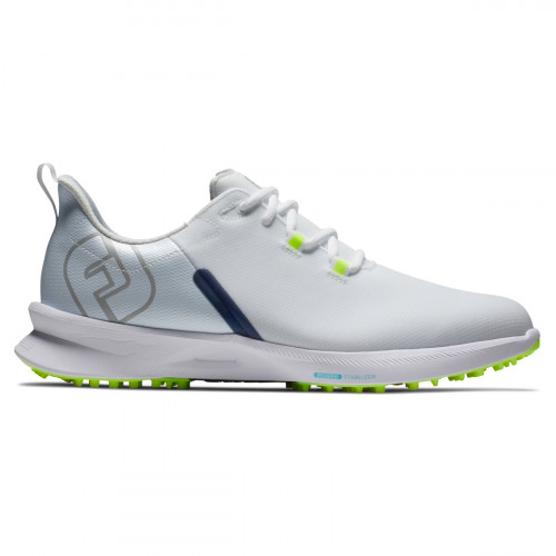 FootJoy Fuel Sport Mens Golf Shoes (White/Navy/Green)