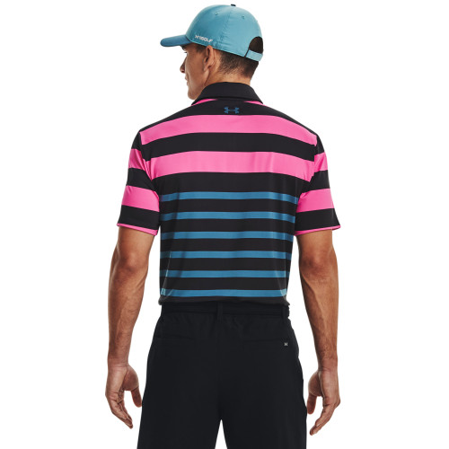 Under Armour Golf Playoff 3.0 Stripe Polo Shirt reverse