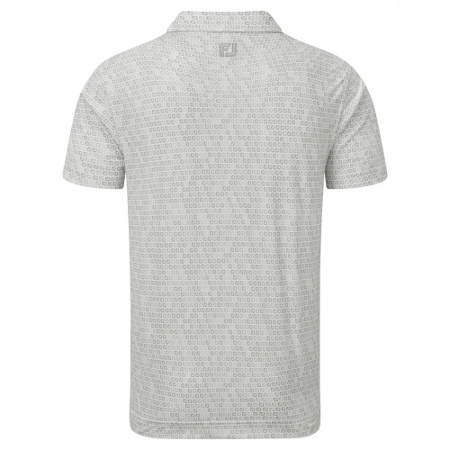 FootJoy Digital Camo FJ Print Lisle Mens Golf Polo Shirt reverse
