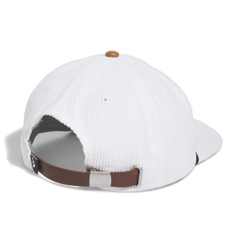 adidas Corduroy Leather Five-Panel Rope Golf Hat reverse
