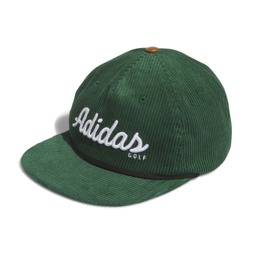 adidas Corduroy Leather Five-Panel Rope Golf Hat