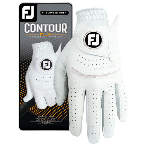 FootJoy ContourFLX Golf Glove White - MLH 