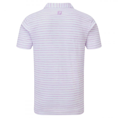 FootJoy Chalk Line Print Pique Mens Golf Polo Shirt reverse