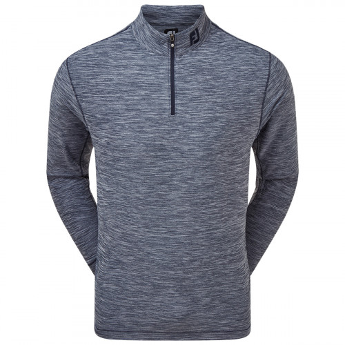FootJoy Space Dye Chill-Out Mens Golf Pullover  - Navy
