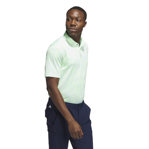 adidas Golf Aerial Jacquard Mens Polo Shirt 