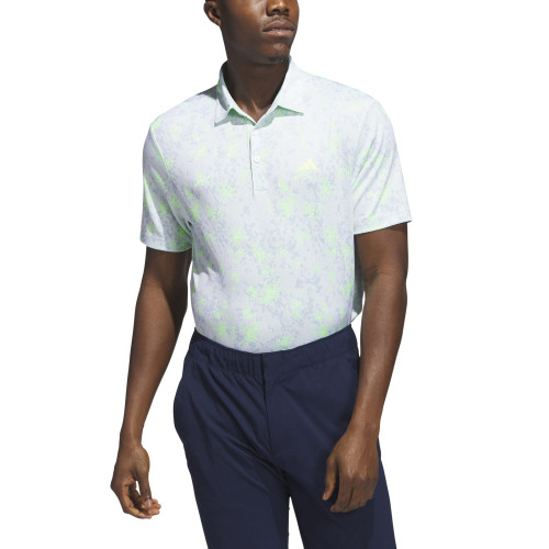 adidas Golf Burst Jacquard Mens Polo Shirt 