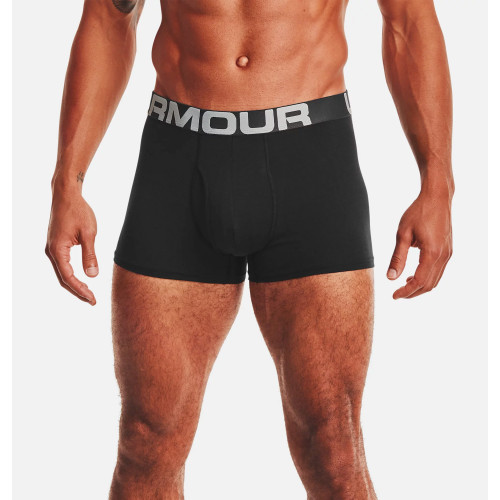 Under Armour Mens Charged Cotton 3" Boxerjock - 3 Pack reverse