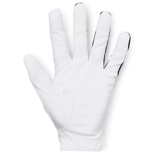 Under Armour UA Medal Mens Golf Glove Left Hand  - White/Black