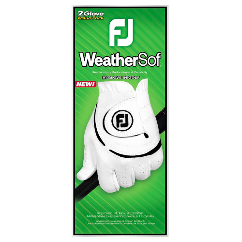 FootJoy WeatherSof 2 Pack Golf Gloves MLH 