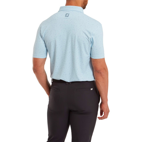FootJoy EU Tweed Texture Mens Golf Polo Shirt 