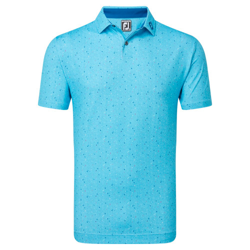FootJoy EU Tweed Texture Mens Golf Polo Shirt