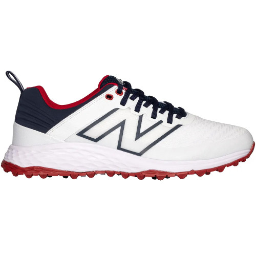 New Balance Fresh Foam Contend V2 Spikeless Golf Shoes (White/Navy)