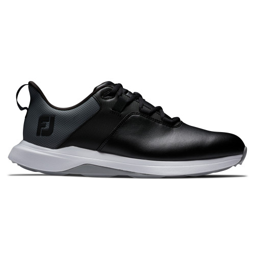 FootJoy ProLite Mens Spikeless Golf Shoes (Black/Grey/White)