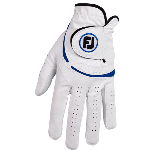 FootJoy Mens WeatherSof Golf Glove MLH  - White/Blue