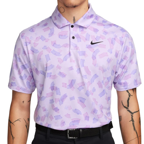 Nike Golf Dri-Fit Tour Micro Print Polo Shirt