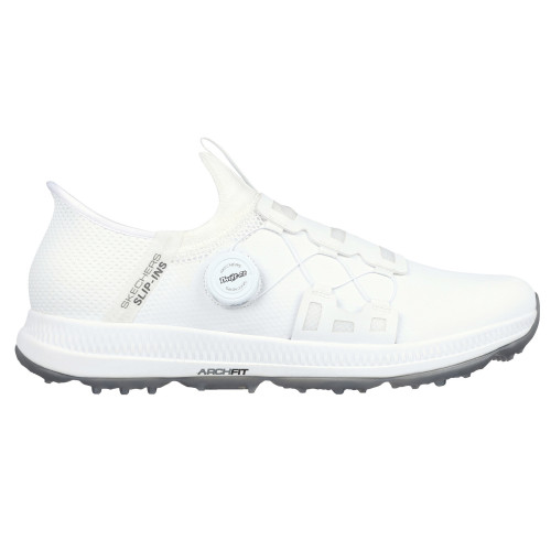 Skechers Mens Go Golf Elite 5 Slip In Spikeless Shoes  - White