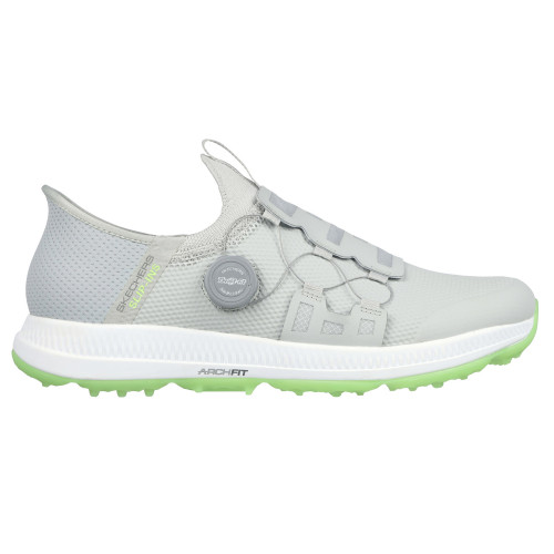 Skechers Mens Go Golf Elite 5 Slip In Spikeless Shoes (Grey Lime)
