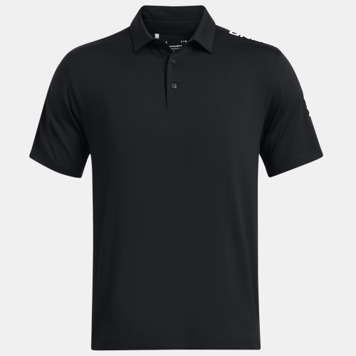 Under Armour Mens UA Playoff 3.0 Strike Golf Polo Shirt  - Black