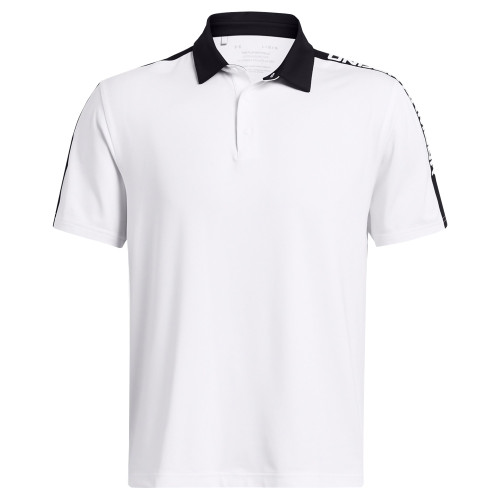 Under Armour Mens UA Playoff 3.0 Strike Golf Polo Shirt  - White