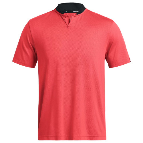 Under Armour Mens UA Playoff 3.0 Dash Golf Polo Shirt  - Red Solstice