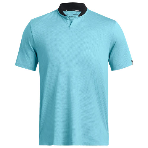Under Armour Mens UA Playoff 3.0 Dash Golf Polo Shirt (Sky Blue)