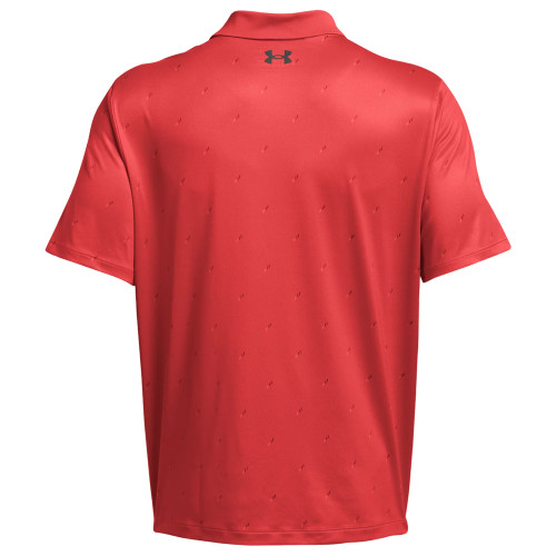 Under Armour Mens UA Playoff 3.0 Strike Golf Polo Shirt  - Red Solstice